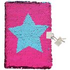 Glitter Lock Journal for Girls/Women, Reversible Cover Notebook