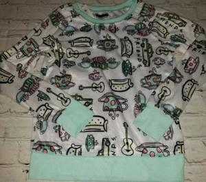 NWT Girls Size M FRIENDS Pajama Long-Sleeve Shirt  - Picture 1 of 2