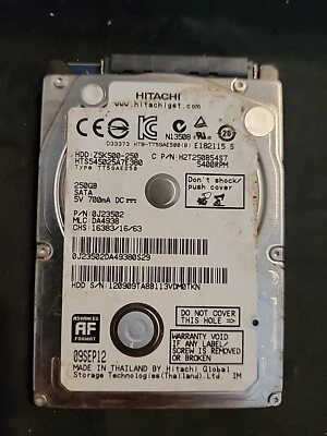 HTS545025A7E380 HGST 250GB 5400RPM SATA HDD Hard Drive - Image 1 of 2