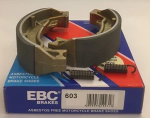 EBC REAR Brake Shoes (1 Pair) Fits SUZUKI RV125 VAN VAN (2002 to 2018) - Picture 1 of 1