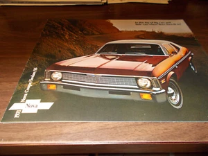 1971 Chevrolet Nova 12-page Sales Catalog with Nice Spread on SS Models - Picture 1 of 4