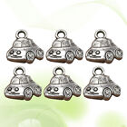  20pcs Alloy Double-sided Car Pendants Charms DIY Jewelry Making Accessory for