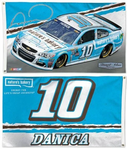 Nascar Danica Patrick # 10 Wincraft 2-Sided 3' X 5' Deluxe Flag W/Grommets NEW! Cover