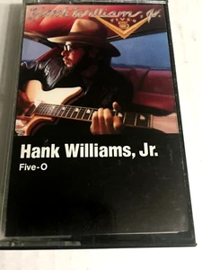 Hank Williams Jr. Five-O Cassette tape / Ships Same Day with tracking - Picture 1 of 4