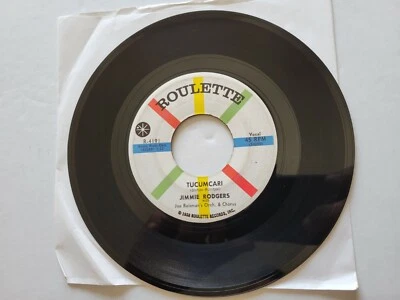 JIMMIE RODGERS - Tucumcari / The Night You Became Seventeen 1959 COUNTRY 7" vg+ - Image 1 of 2