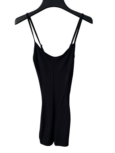 UNDERCOVER Abito donna Victorias Secret base elasticizzato slip medio scollo a scoop nero intimo
