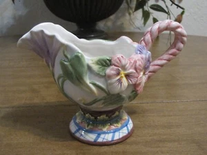 FITZ & FLOYD HALCYON COLLECTION PANSY SPRING 4.5'' CREAMER - Picture 1 of 4