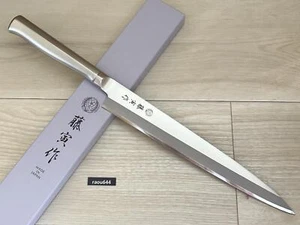 Tojiro FU-623 Fujitora All stainless Yanagiba Blade  27cm Silver Single Edge - Picture 1 of 24