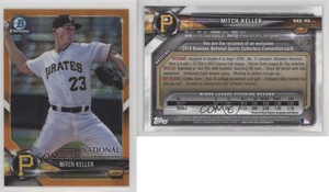 2018 Bowman Chrome National Convention Orange Prism Refractor /25 Mitch Keller