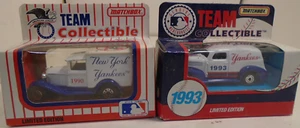 MATCHBOX WHITE ROSE COLLECTIBLES MLB 90-10, 93-10 1/64 YANKEES DIE CAST FAHRZEUGE - Bild 1 von 3
