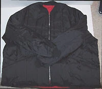 Work Jacket - Quilt Lined - Straight Bottom- Lower Hip Length- Black- USA- 2X|6X - Image 1 of 1