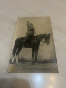 Postkarte Mussolini zu Pferd 1931 der S.A.F Verlag Ballerini & Fratini - Bild 1 von 4