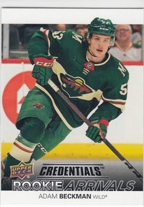ADAM BECKMAN - 21/22 CREDENTIALS ROOKIE ARRIVALS