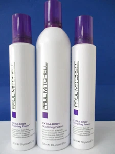 Paul Mitchell Extra Body Sculpting Foam 16.9 & 6.7 oz (dented) Pack of 3 - Picture 1 of 2