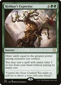 1x - Rishkar's Expertise - CMR: Forgotten Realm - NM MTG - Bild 1 von 1