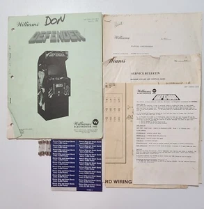 DEFENDER Handbuch, Änderung, Bulletin, Verkabelung, Sicherungen + weitere Williams 1981 - Bild 1 von 2