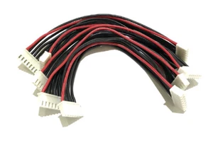 22.2v 7P LiPO 6s Battery Balance Extension Double Female Silicone Wire 15cm 5pcs - Picture 1 of 5