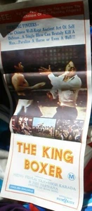 1 X MOVIE POSTER  THE KING BOXER 70 X 34 CM KUNG FOO - Picture 1 of 1
