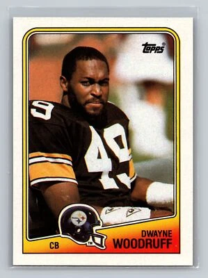 Dwayne Woodruff #174 1988 Topps Pittsburgh Steelers - Image 1 of 2
