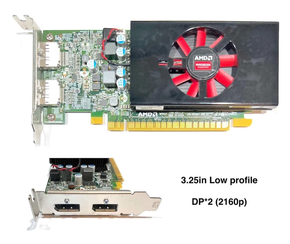 Dell Radeon R7 450 4GB GDDR5 Graphics Card Video PCIE Low profile 0TDMFC - Image 1 of 1