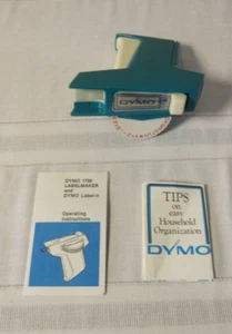 Vtg. DYMO 1700 Labelmaker Blue with Instruction Manual -Tested and Working - Picture 1 of 3