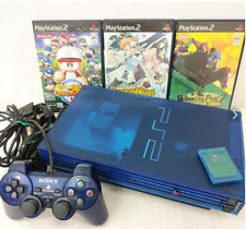 Sony PlayStation 2 PS2 SCPH-37000 Ocean Blue Game Console Japanese Version F/S