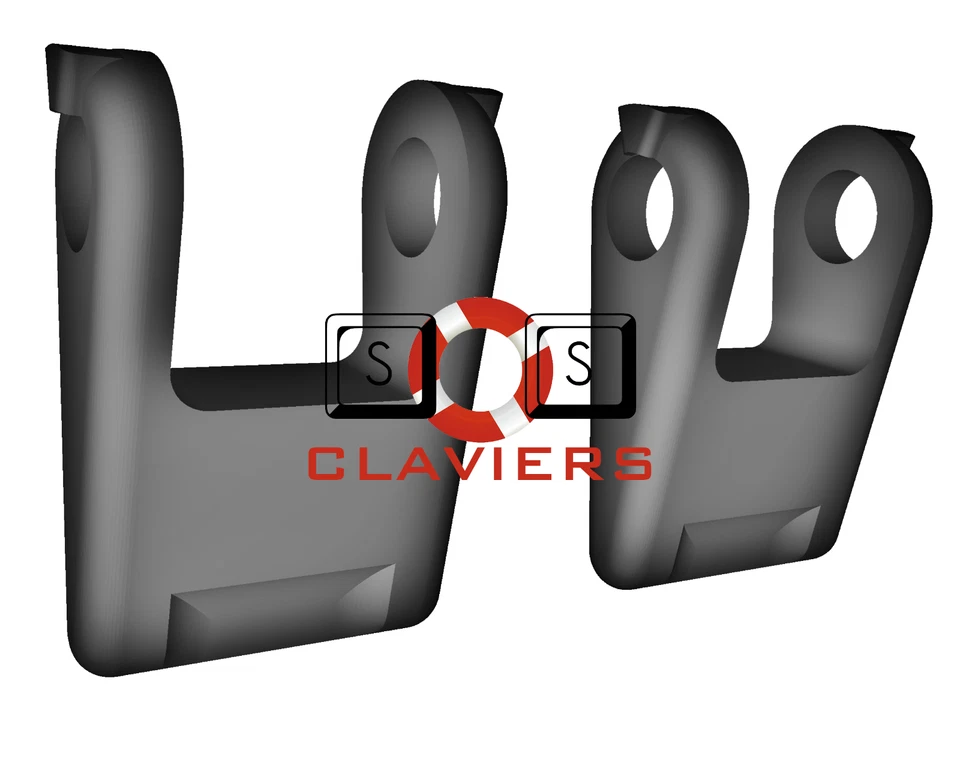 IBM Model M 1391401 Keyboard Spare Replacement Tilt Leg Stand Foot Feet Set - Image 1 of 3