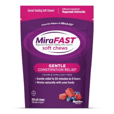 MiraFAST Digestive Soft Chews from the Makers of MiraLAX - 30ct - Image 1 of 4
