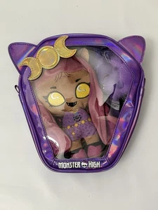 Muñeca de peluche Monster High Ghoul N Go Clawdeen Wolf peluche de 6,5 pulgadas con mochila - Imagen 1 de 3