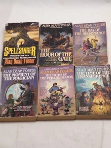 Lot: Vintage Spellsinger Series 1-6 Alan Dean Foster Loved Warner Books 1980s - Imagen 1 de 6