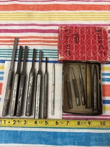 Menge 12 Locher Maschinist Starrett Armstrong Proto Pfeil Messing Locher ansehen! - Bild 1 von 7