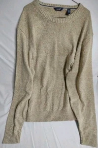 IZOD Large V-Neck Fieldhouse Sweater Tan Style Long Sleeve - Bild 1 von 5