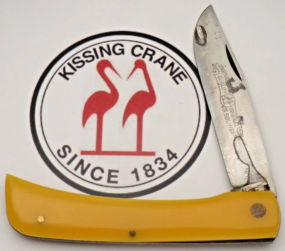 Vintage 1979 KISSING CRANE Carbon Steel Large Sodbuster Knife - Never Sharpened - Image 1 of 4