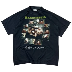 RAMMSTEIN SEHNSCHUT T-SHIRT BAND METAL ROCK 2002 JERSEY MUSIC - Picture 1 of 6