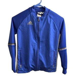 Adidas Climacool Jacket Boys Size Small 9-10 years Blue - Picture 1 of 7