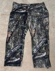 Pantalones Mossy Oak Hombres Talla XL Camuflaje Caza Vellón Carga Control de Olores EC - Imagen 1 de 15