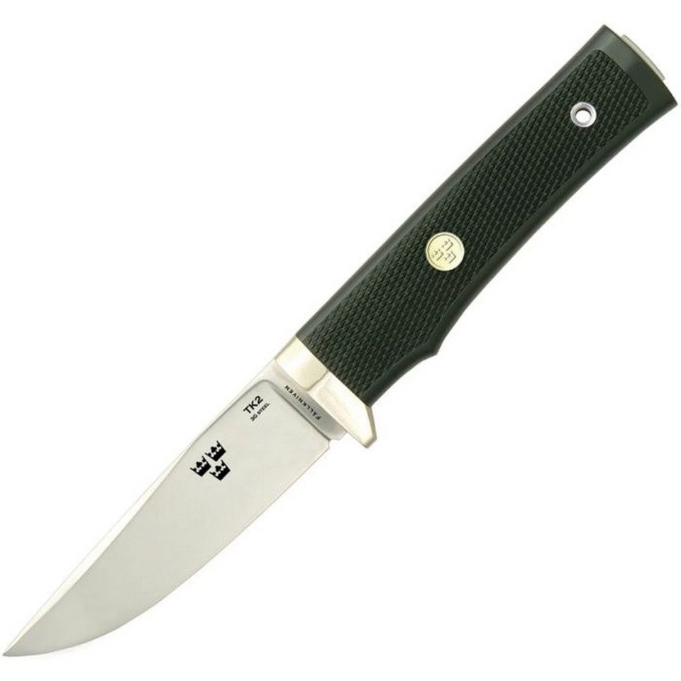 Fallkniven Tre Kronor Hunting Knife 4" 3G Steel Full Tang Blade Black - FNTK2 - Image 1 of 1