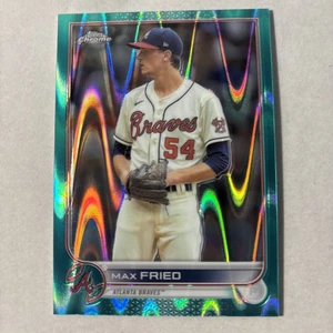 2022 Topps Chrome - Max Fried #75 Aqua Wave Refractor /199 - Bild 1 von 4