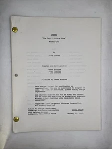 Original Cheers TV Drehbuch "The Last Picture Show" 1993 George Wendt Ted Danson - Bild 1 von 5