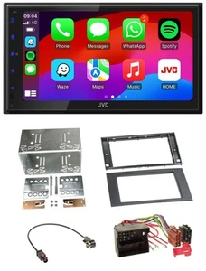 JVC Bluetooth USB MP3 2DIN DAB Autoradio für Ford Fusion Transit Kuga 05-12 schw - Bild 1 von 12