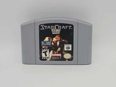 StarCraft 64 (Nintendo 64 N64, 2000) Authentic Game Cartridge TESTED Star Craft - Image 1 of 4