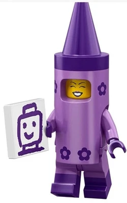 LEGO Crayon Girl The LEGO Movie 2 Series Minifigure 71023 No. 5 - Image 1 of 3