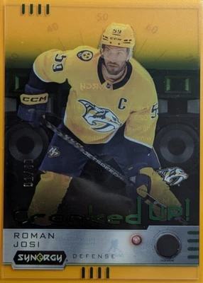 2023-24 Upper Deck Synergy #CR-RJ Roman Josi Cranked Up Green 01/49 - Image 1 of 2