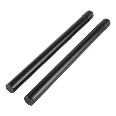 »1 Pair 7/8 300mm Motorcycle Handlebar Tubes Clip On Replacement Accessory Black - Image 1 of 4