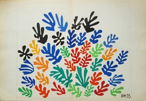 Henri Matisse "La Gerbe"   Original Lithograph Limited Ed.  Mourlot 1958 - Picture 1 of 5