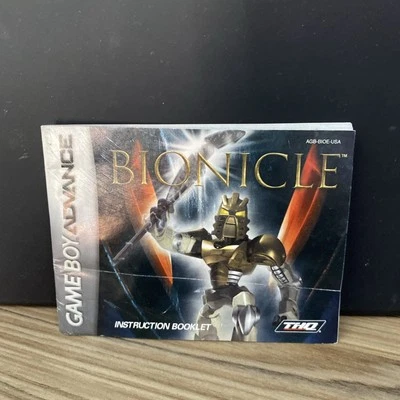 Bionicle Game Boy Gameboy Advance GBA (Manual Only) - Image 1 of 4