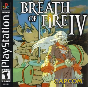 Breath Of Fire IV PS1 NTSC Box Art Case Insert Cover only - Picture 1 of 2