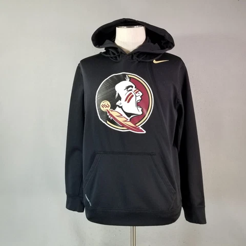 Nike Florida State Seminoles hoodie sweater sweatshirt men's medium black Cover