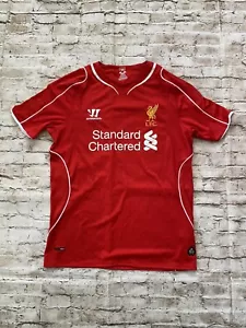 VINTAGE WARRIOR LIVERPOOL F.C. Jersey KIDS Size YLX - Picture 1 of 6