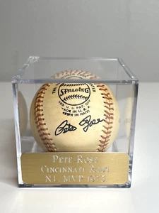 Vintage 1970's Pete Rose Signed Auto Spalding Charles S. Feeney 73' N.L. MVP JSA - Picture 1 of 6